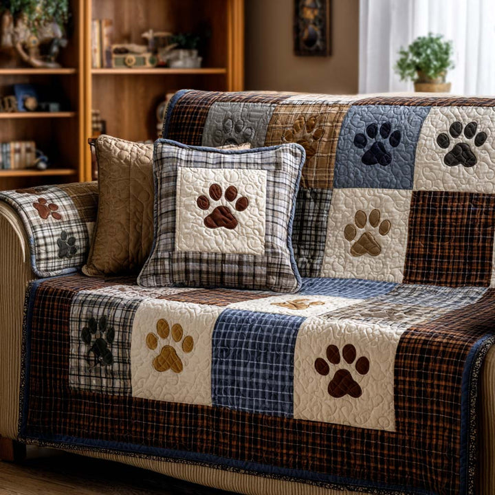 Housse de Canapé Matelassée Country Paw