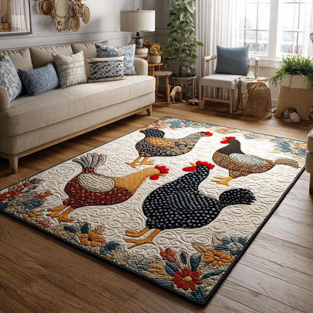 Tapis de zone Coqs de Pays NCU0NT10212