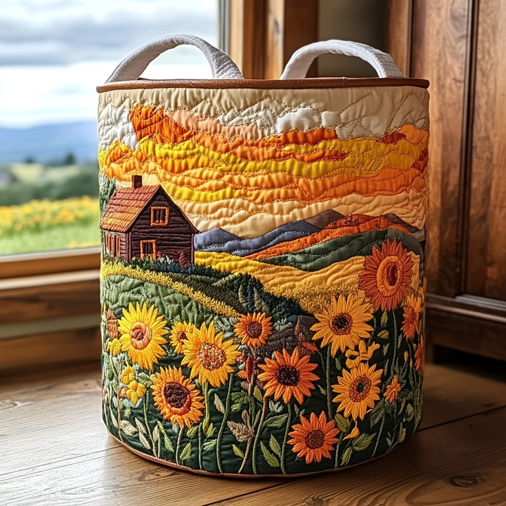 Panier à Linge Matelassé Country Sunrise NCU0DDK796