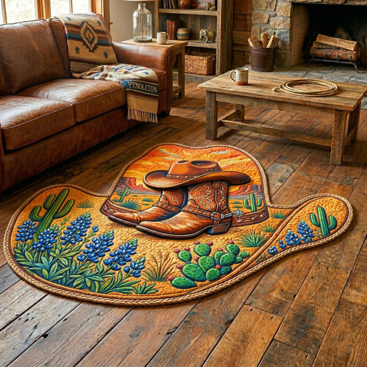 Tapis de forme personnalisée Cowboy Spirit NCU0NT12668
