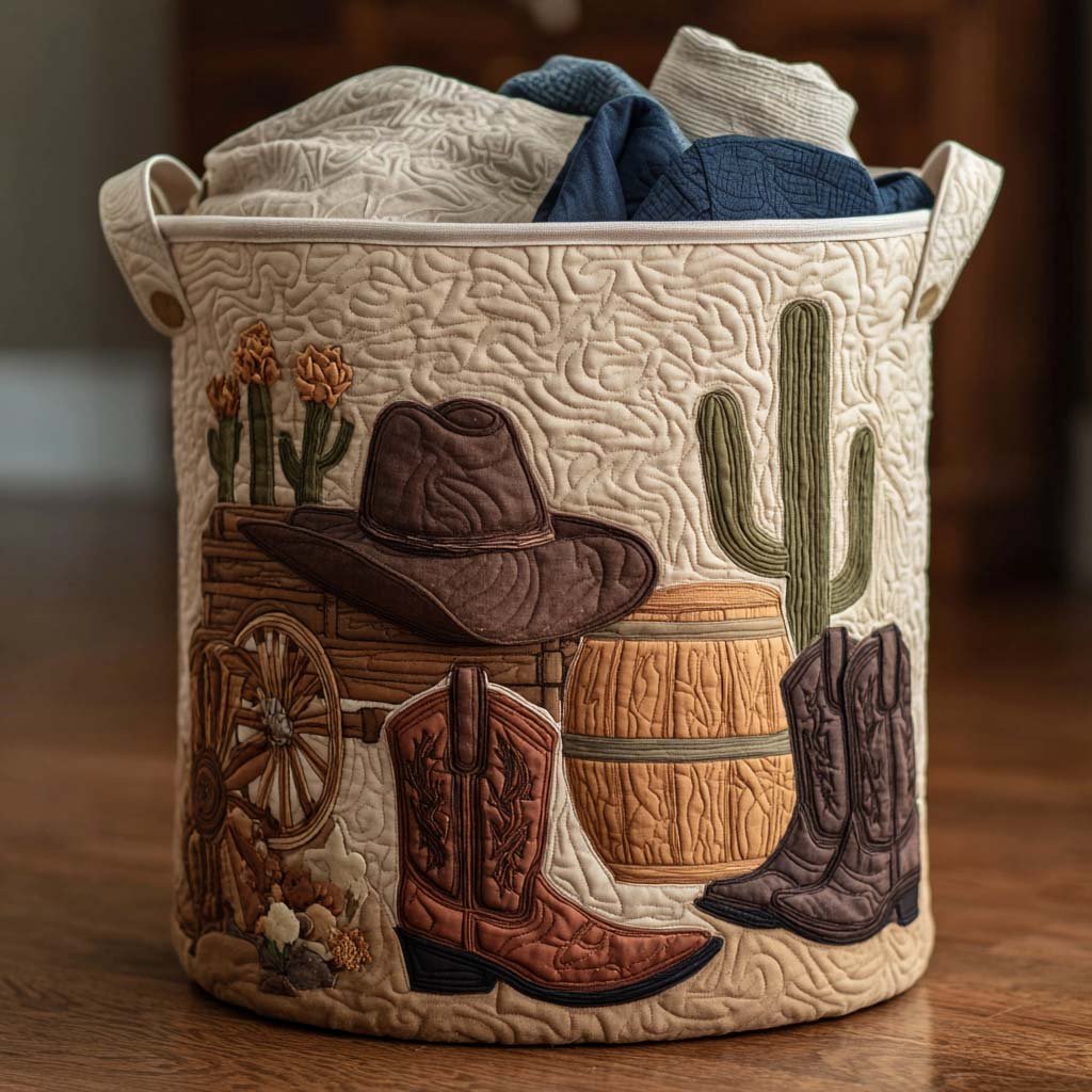 Panier à Linge Matelassé Cowboy Sunset NCU0NNT2663