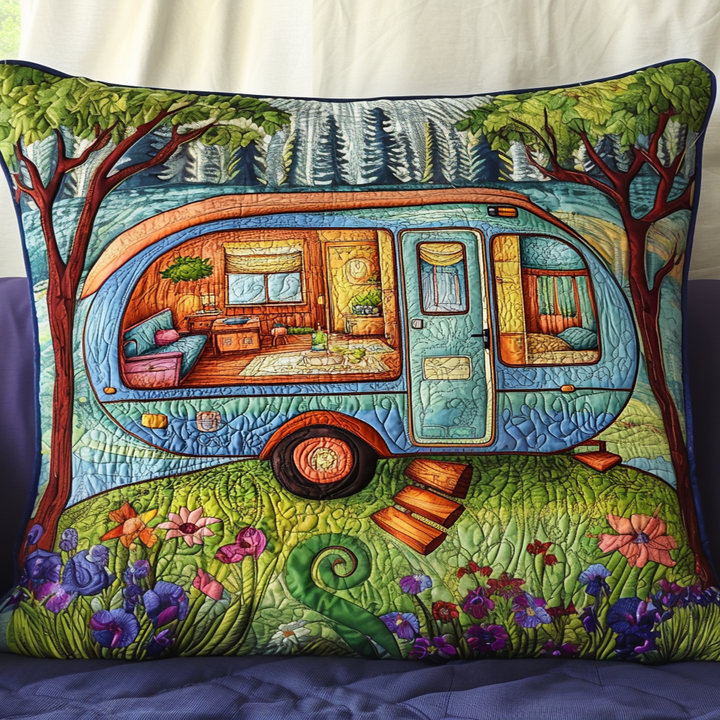 Housse de Coussin Matelassée Cozy Camper NCU0NT5990