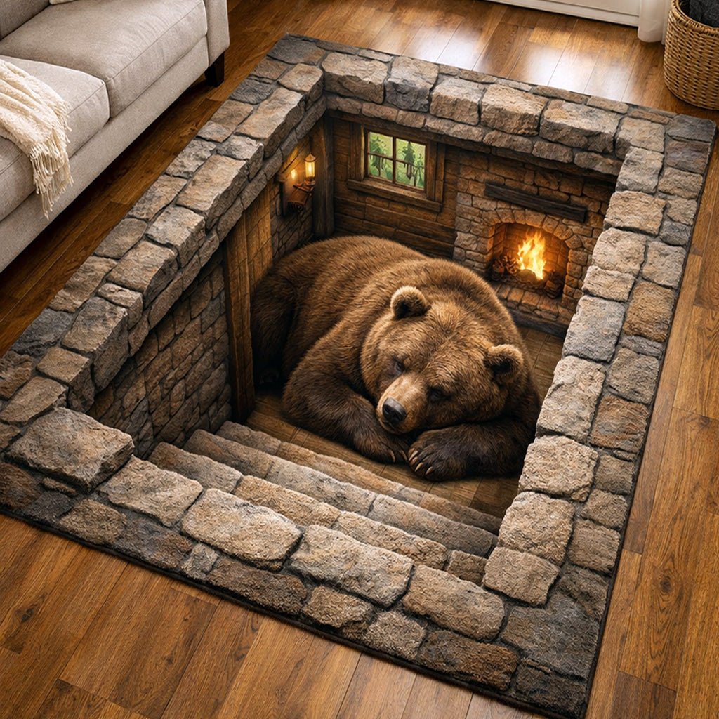 Tapis d'aire de l'ours confortable NCU0TV1730