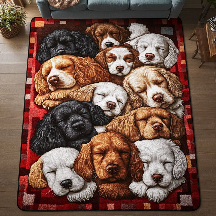 Tapis de zone Cozy Curl Spaniel NCU0PT9372