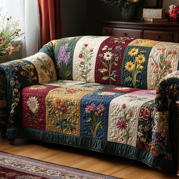 Housse de canapé matelassée Cozy Garden