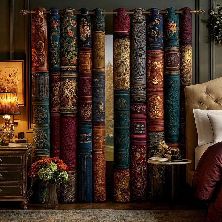 Rideaux Matelassés de Bibliothèque Douillette NCU0DV9375
