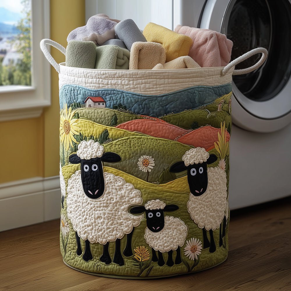 Panier à Linge Matelassé Mouton Douillet NCU0TH3024