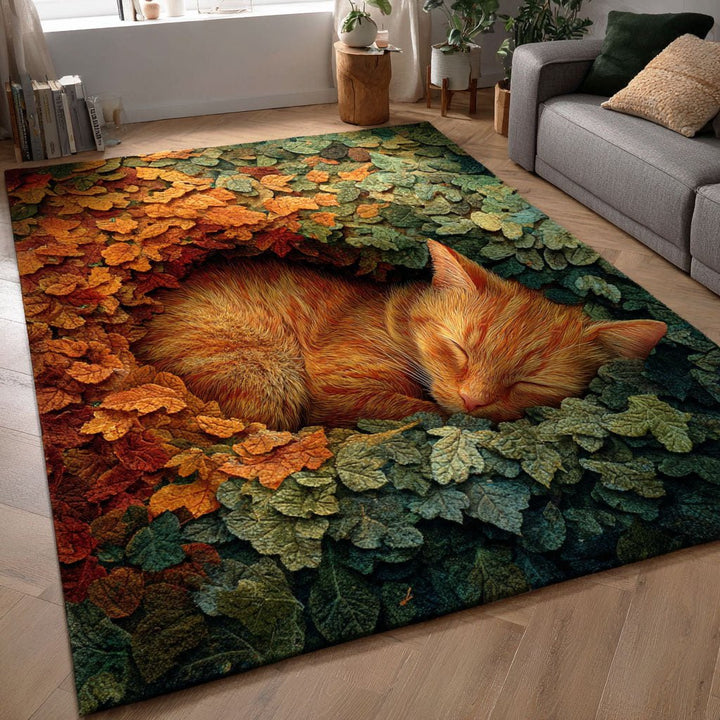 Tapis de sol chat dormant douillet NCU0TD2366
