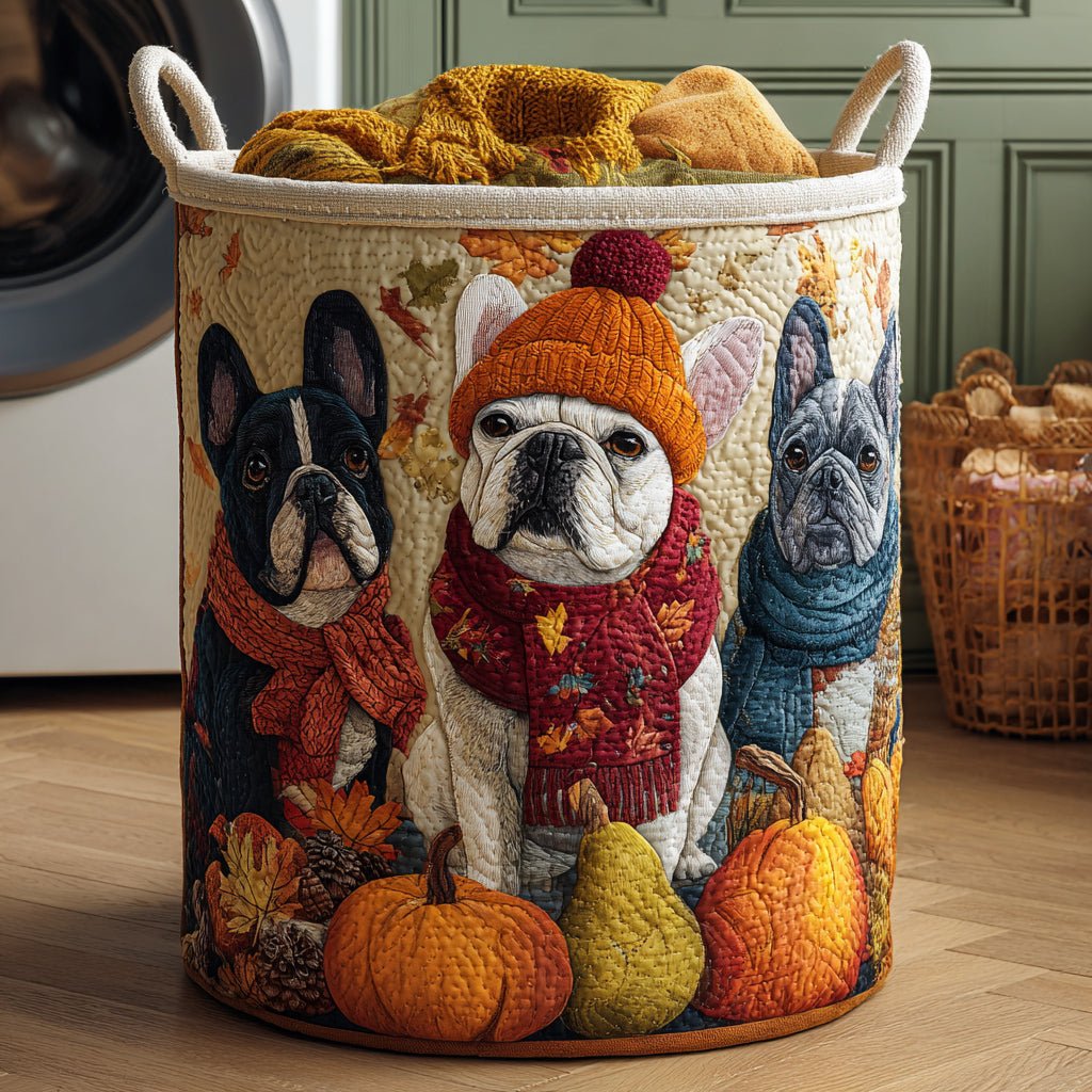 Panier à linge matelassé Bulldog Trio Douillet NCU0HNH019