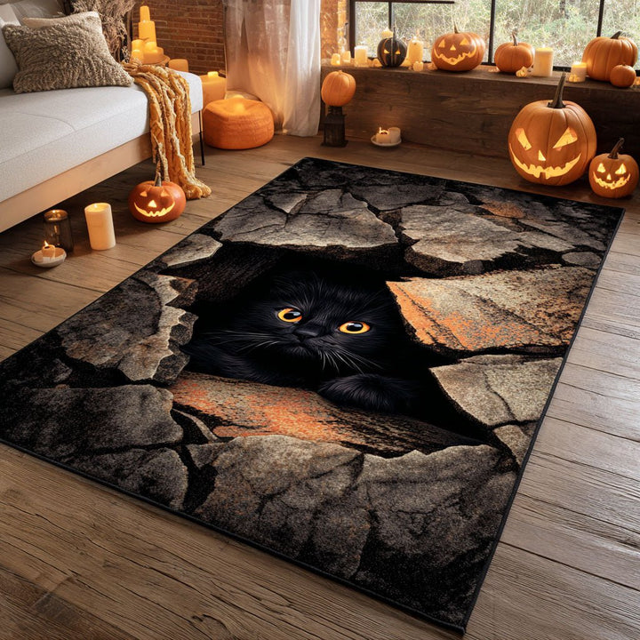 Tapis de Zone Chat Sol Craqué NCU0TD728
