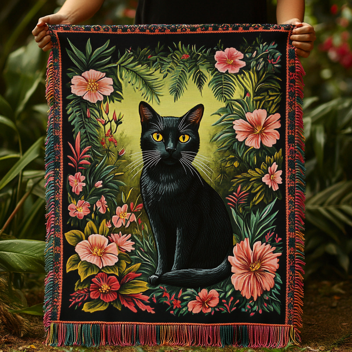 Couverture Tissée pour Chat Croissant