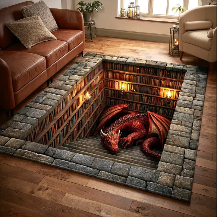 Tapis d'aire Dragon Pourpre NCU0TV1723