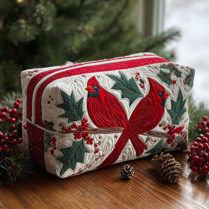 Trousse de Maquillage Matelassée Crimson Song