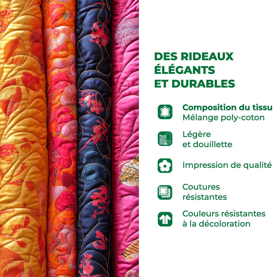 Caractéristiques des rideaux