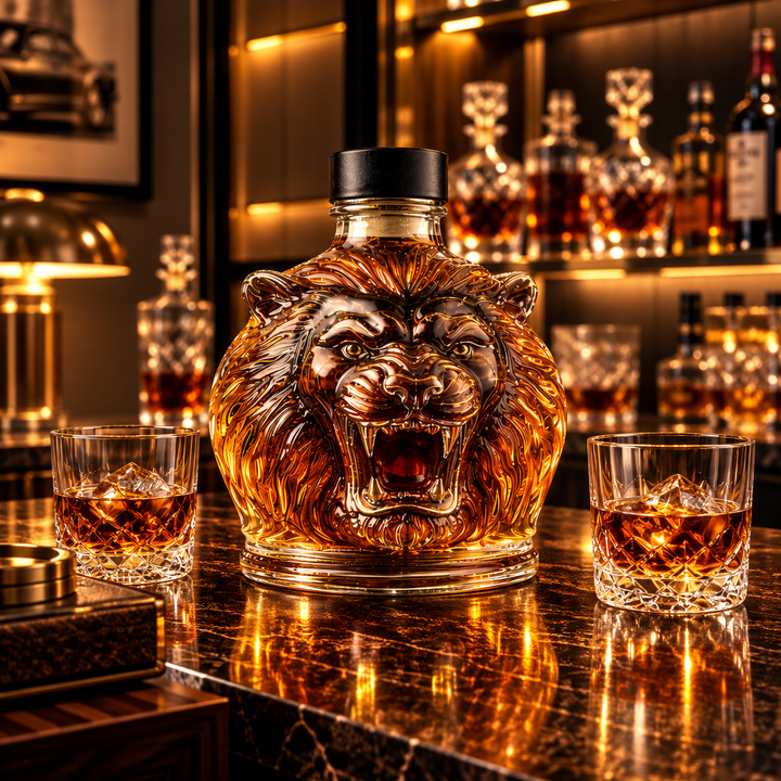 Carafe à Whisky – Édition Lion