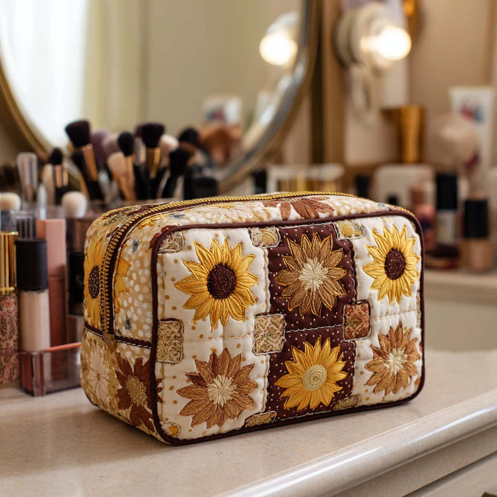 Trousse de Maquillage Matelassée Daily Sunshine