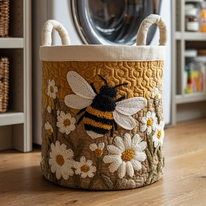Panier à Linge Matelassé Daisy Bee NCU0HNH004
