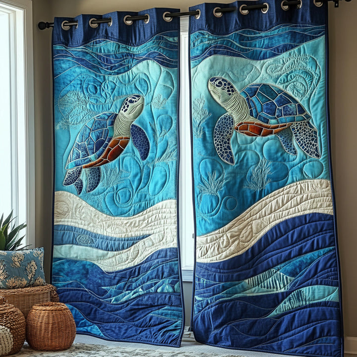 Rideaux Matelassés Lents en Mer Profonde NCU0NT10977