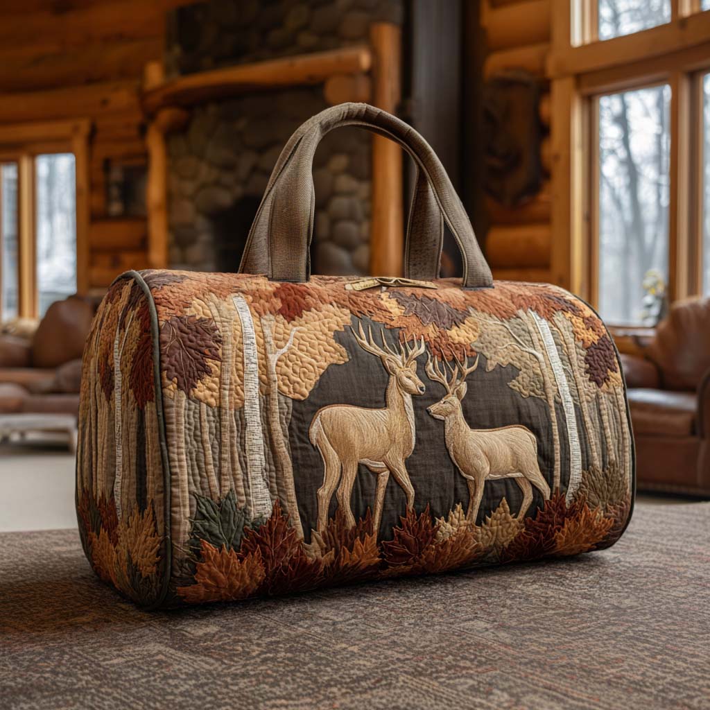 Sac de voyage matelassé en cerf