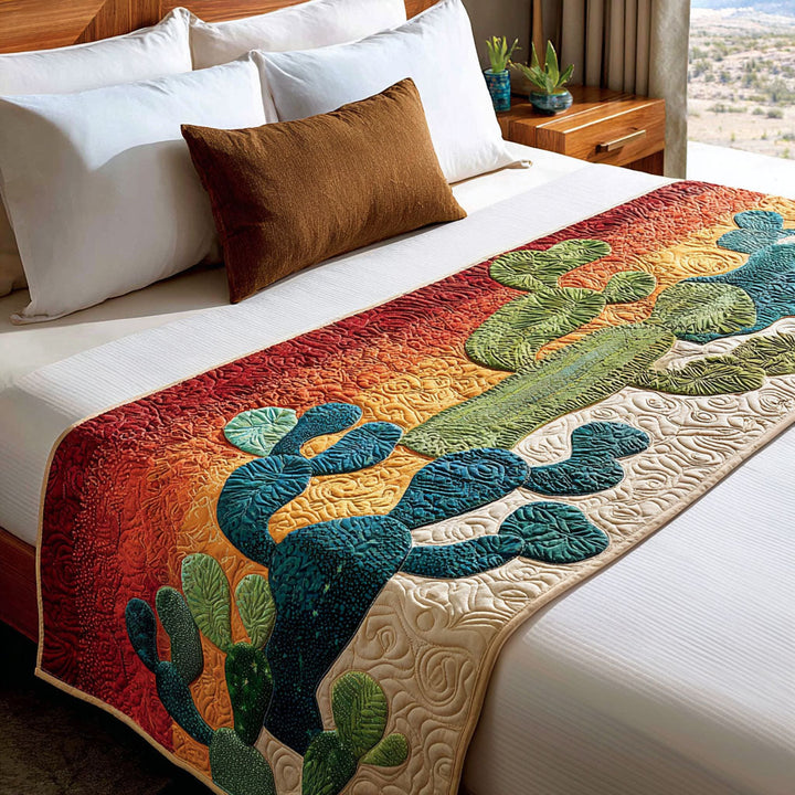 Couverture de lit matelassée Desert Starburst