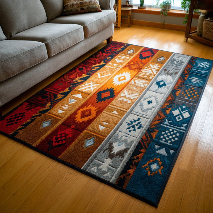 Tapis de zone à rayures désert NCU0VL3259