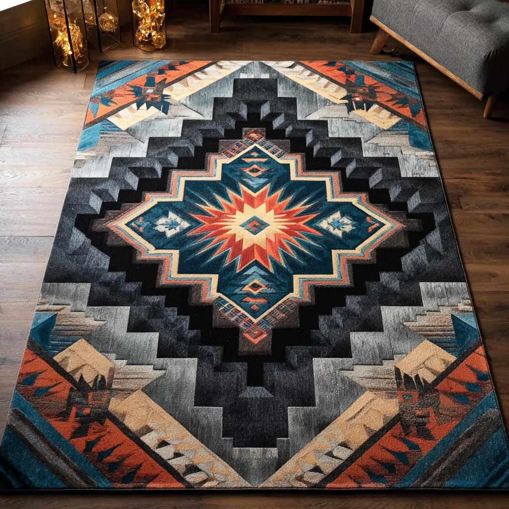 Tapis d'aire Symboles du Désert NCU0TD2441