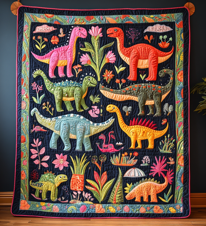 Art mural matelassé Pays des Dinosaures NCU0DV824