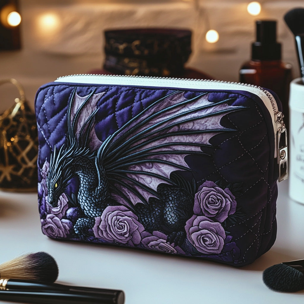 Trousse de Maquillage Matelassée Dragon Blossom