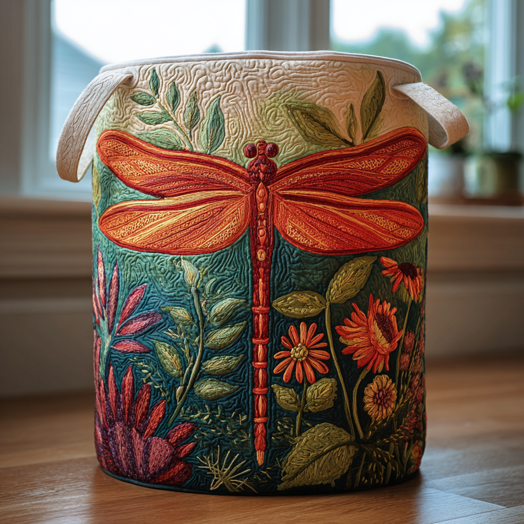 Panier à Linge Matelassé Dragonfly Grace NCU0DDK1158