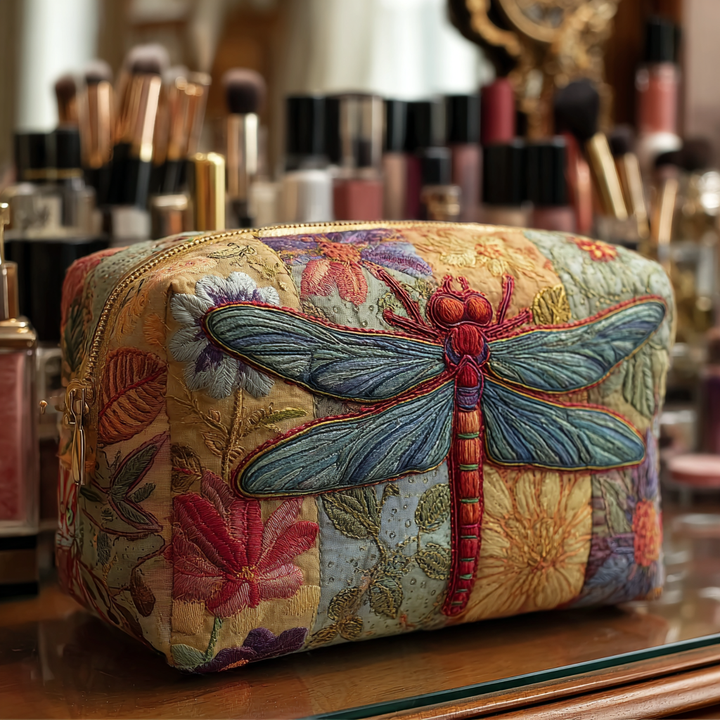 Trousse de Maquillage Matelassée Dragonfly Grace