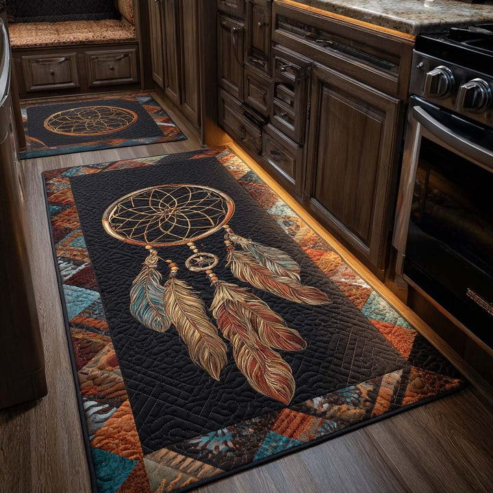 Tapis de Cuisine Sombre Attrape-Rêves NCU0NT10842