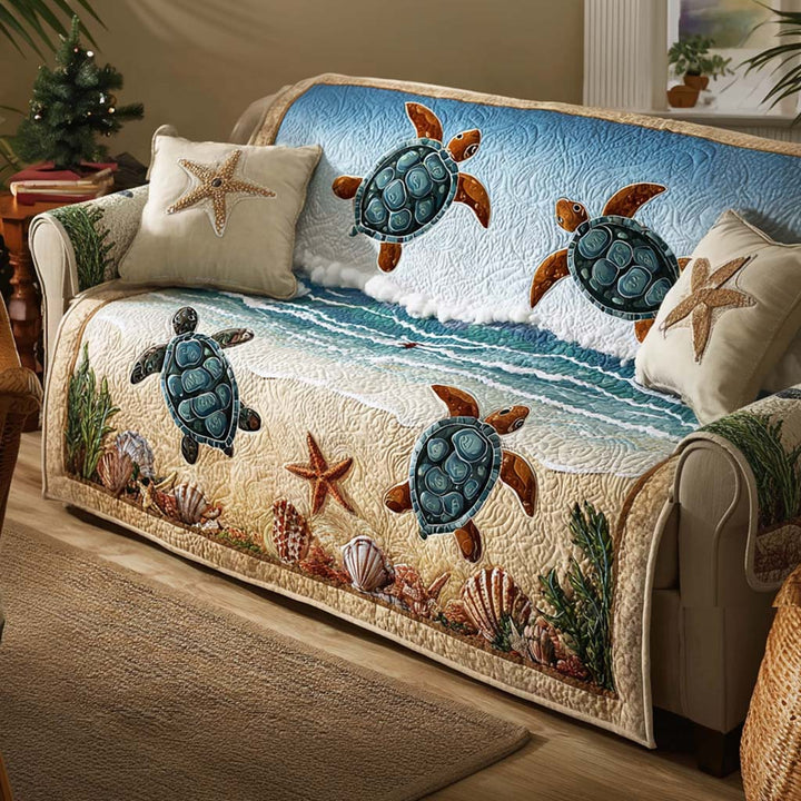 Housse de Canapé Matelassée Tortue