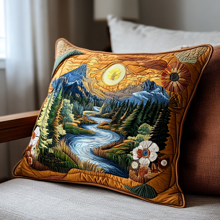 Housse de Coussin Matelassée Dusk Ridge NCU0VL2232