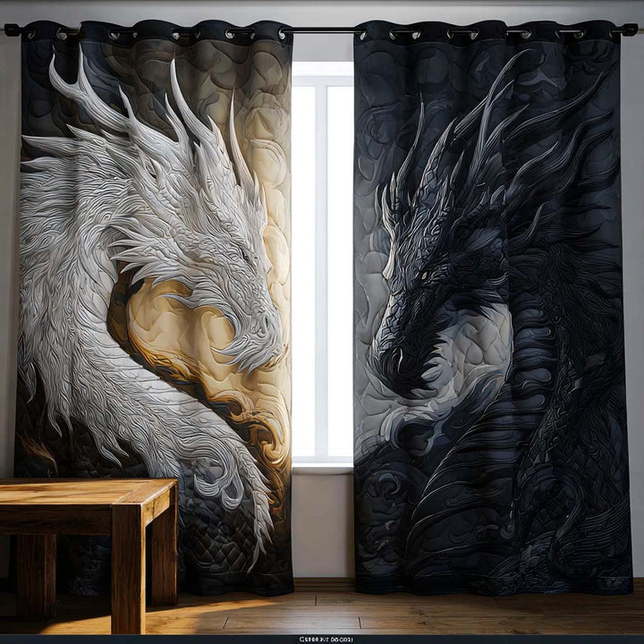 Rideaux Matelassés Dragon Terrestre NCU0NT11169