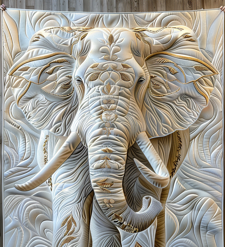 Couverture matelassée Sagesse de l’Éléphant NCU0DV2228