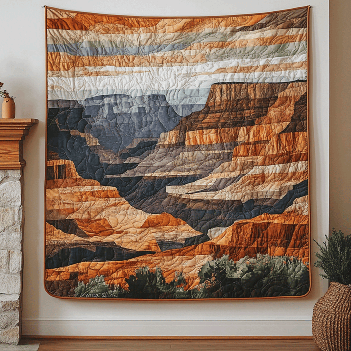 Art mural matelassé Canyon Infini NCU0TL997