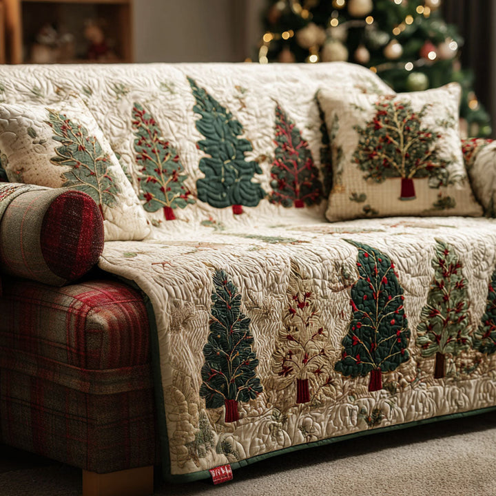Housse de canapé matelassée Evergreen Charm