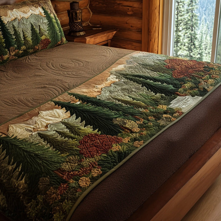 Couverture de lit matelassée Everleaf