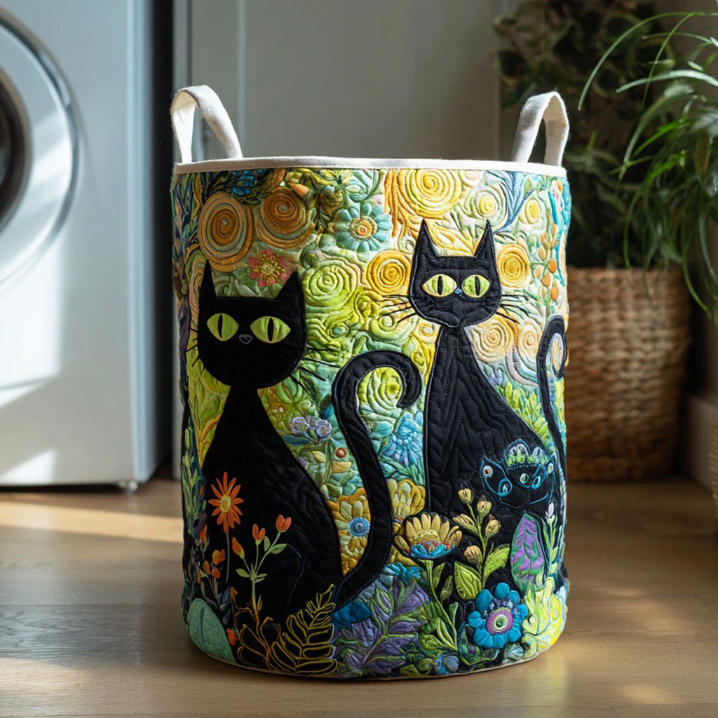 Panier à Linge Matelassé Feline Fiesta NCU0PTT1168