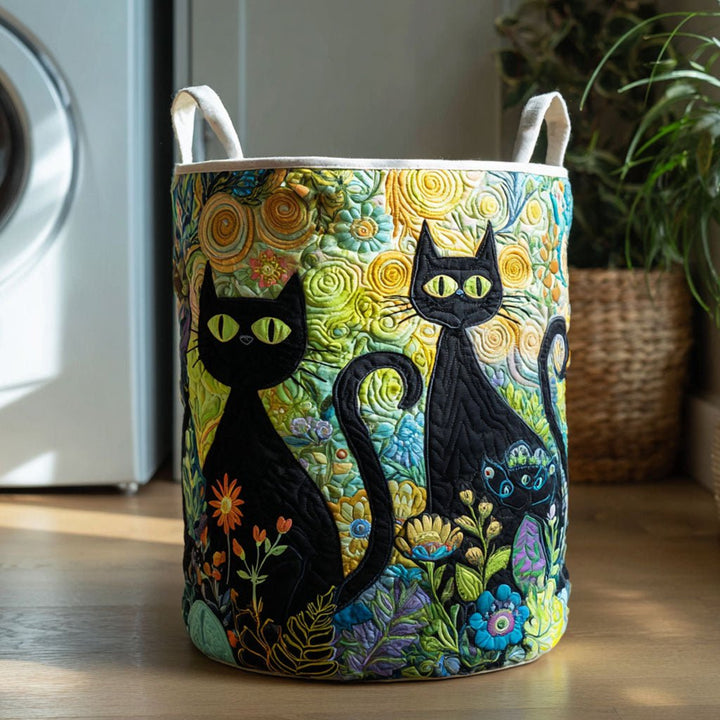 Panier à Linge Matelassé Feline Fiesta NCU0PTT1168