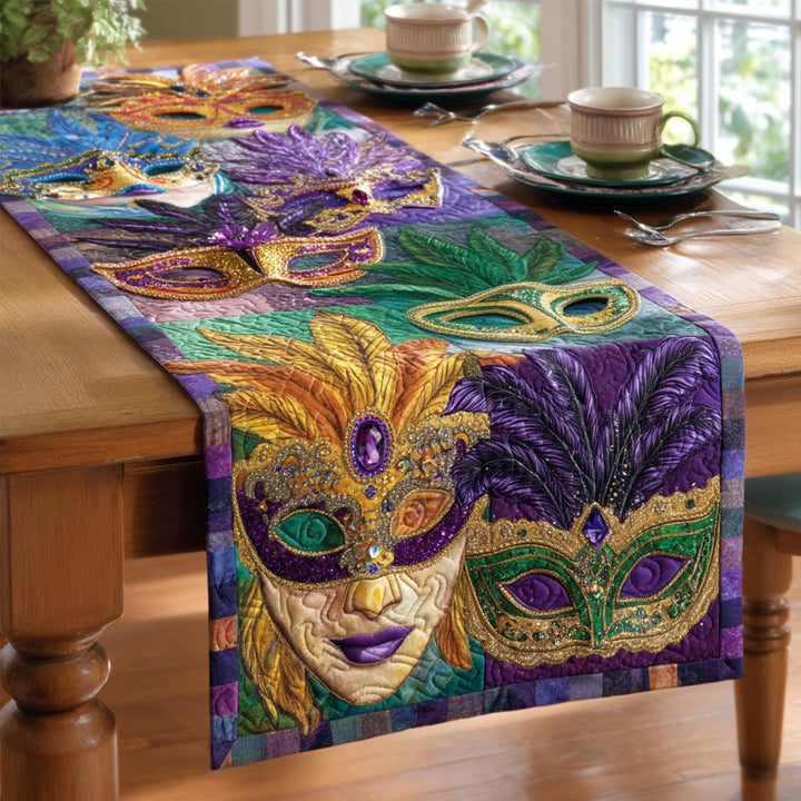 Nappe en Patchwork de Mardi Gras NCU0VT372