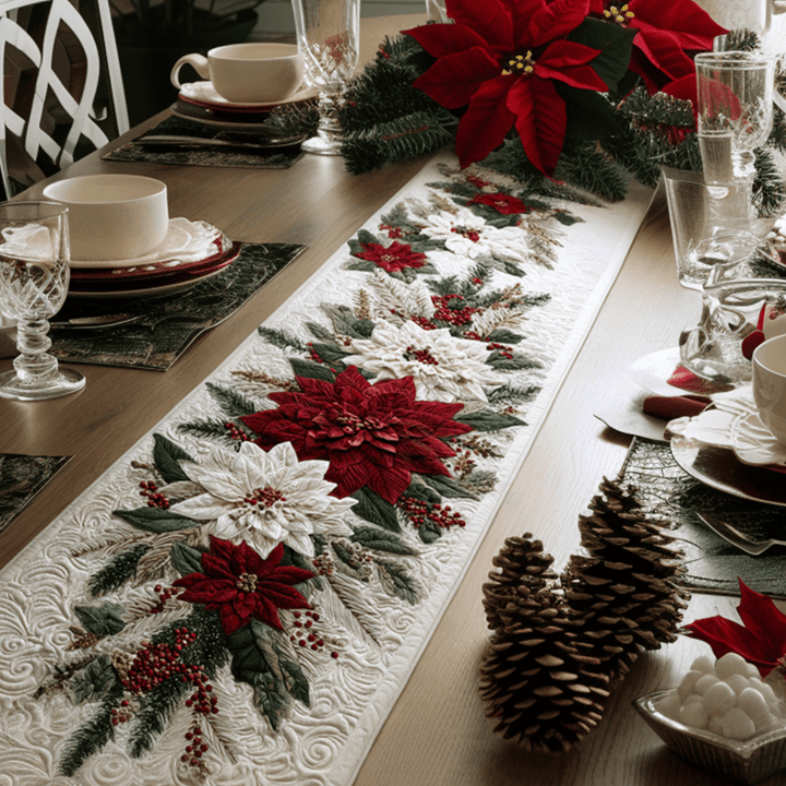 Chemin de Table Matelassé de Joie Festive NCU0NT10914