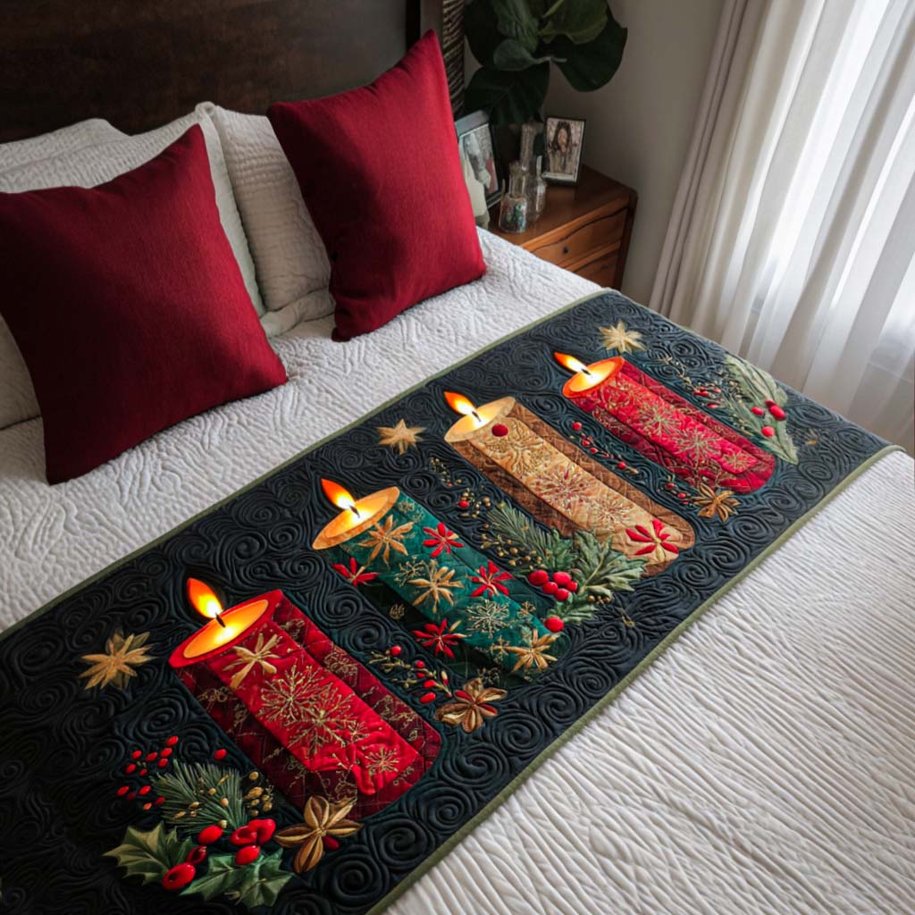 Couverture de Lit Matelassée de Noël