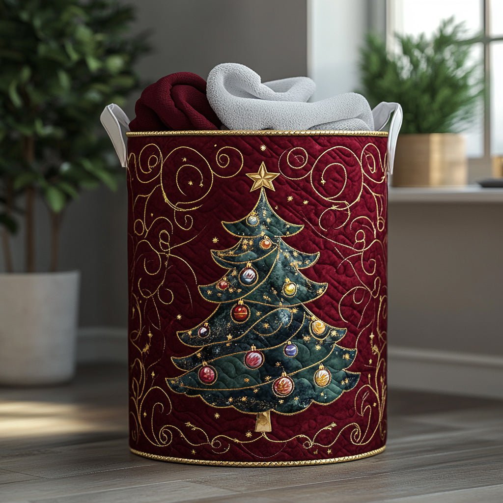 Panier à Linge Matelassé de Noël NCU0QN028