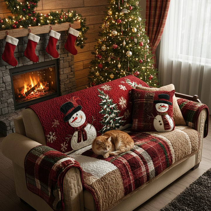 Housse de Canapé Matelassée Festive