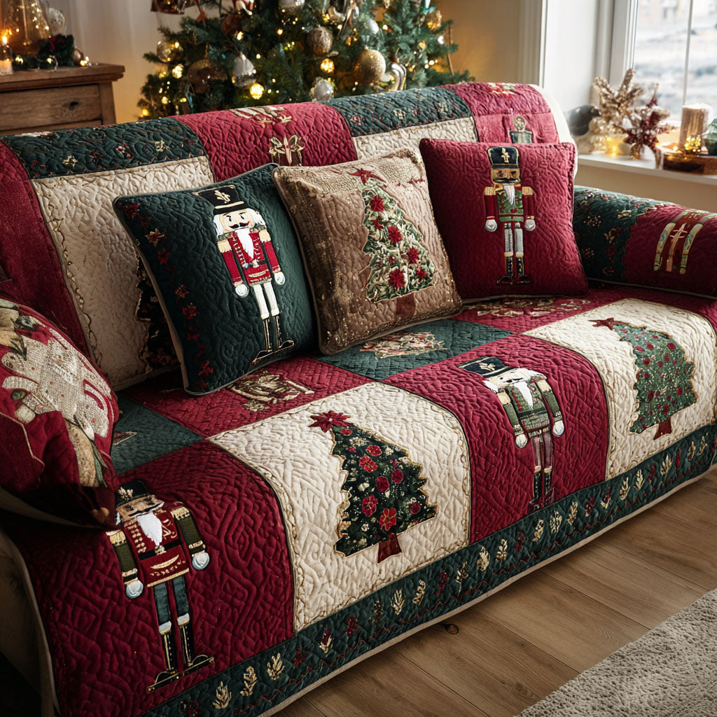 Housse de Canapé Matelassée Festive Sentinel