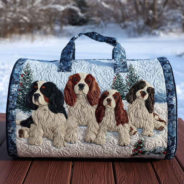 Sac de voyage matelassé Fluffy Spaniel