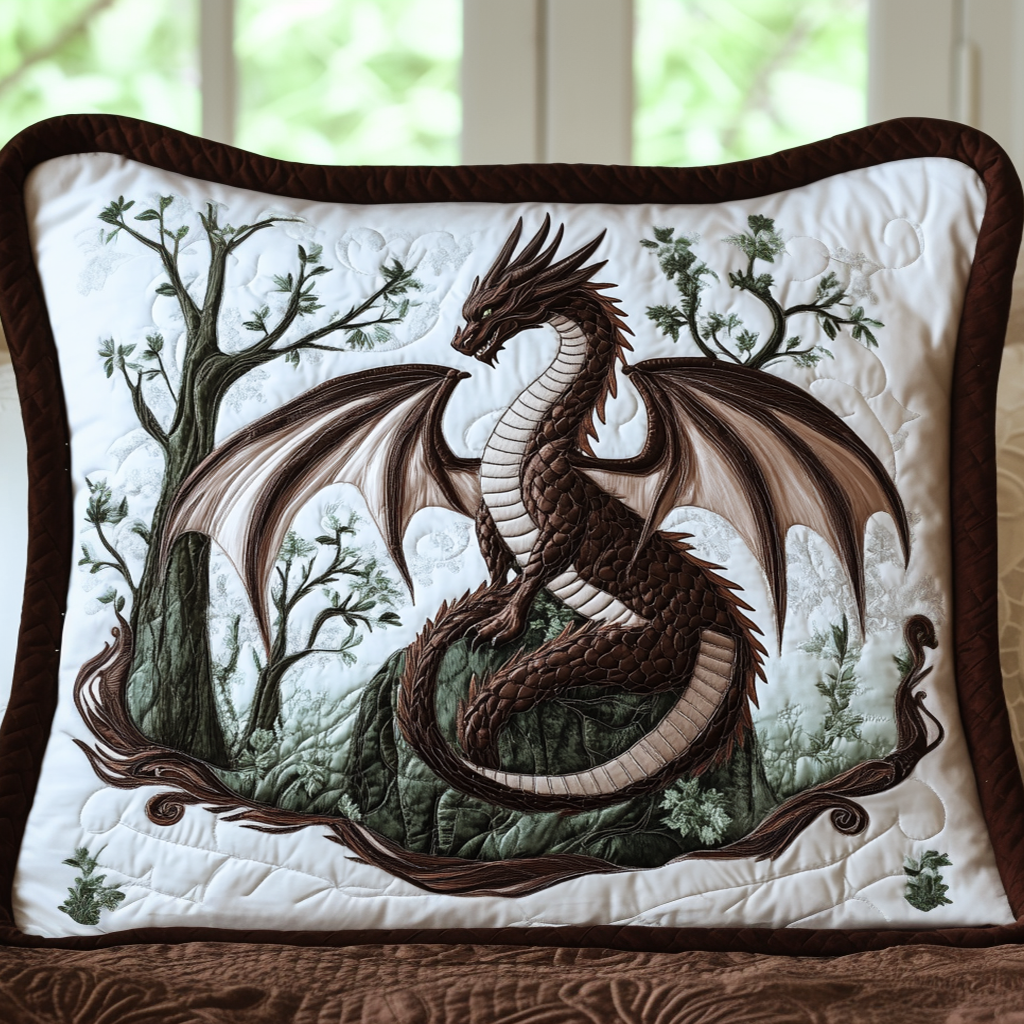 Housse de Coussin Matelassée Forest Sentinel NCU0NT7985