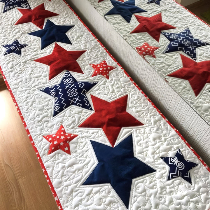 Nappe Quiltée Étoiles de Liberté NCU0TH554