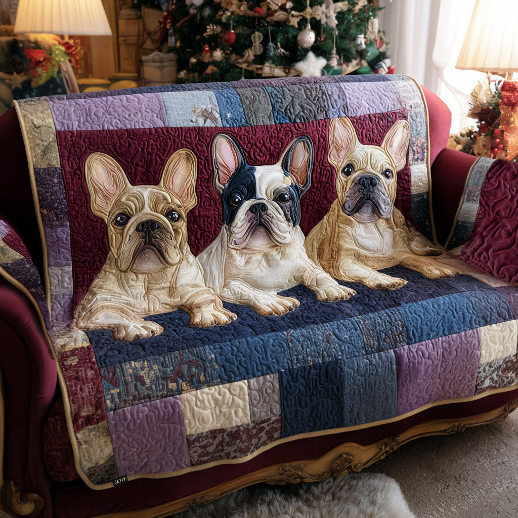 Housse de Canapé Matelassée Amour de Frenchie
